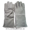 Wholesale welding safety work glove from Shandong factory